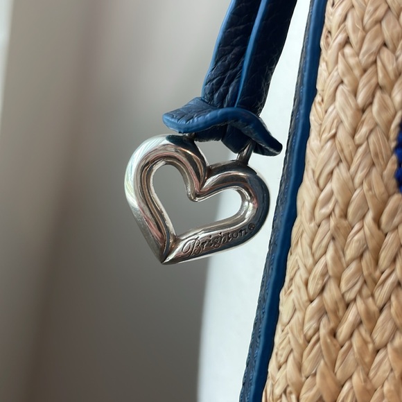 Brighton Straw Messenger Carter embroidered crossbody - Picture 4 of 10